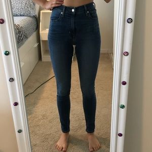 Levi’s Mile High Super Skinny Dark Wash Jeans